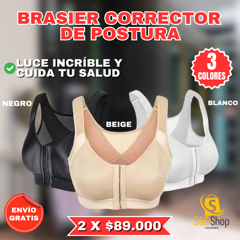 Brasier Corrector de postura 2x1