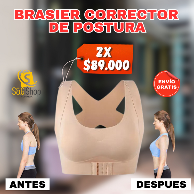 Brasier Corrector de postura 2x1