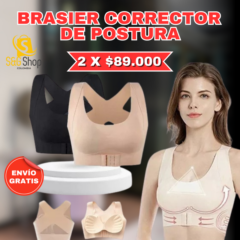 Brasier Corrector de postura 2x1